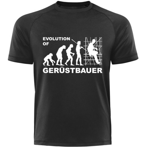 Männershirt-EVOLUTION OF GERÜSTBAUER