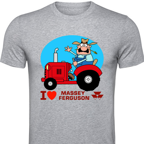 Männershirt-MASSEY FERGUSON, I love Massey Ferguson