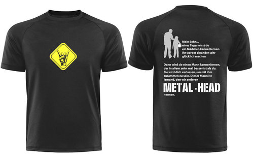 Männershirt-METALHEAD