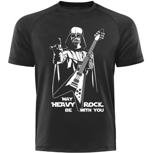 Männershirt-MAY HEAVY ROCK BE WITH YOU