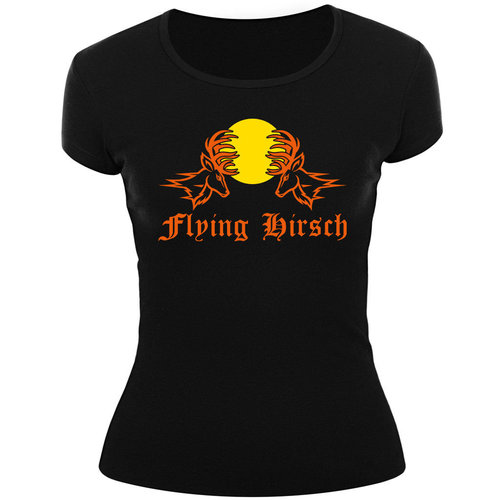 Frauenshirt-FLYING-HIRSCH