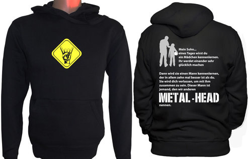 Männershirt-METAL-HEAD