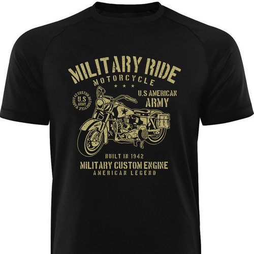 Männershirt-MILITARY RIDE