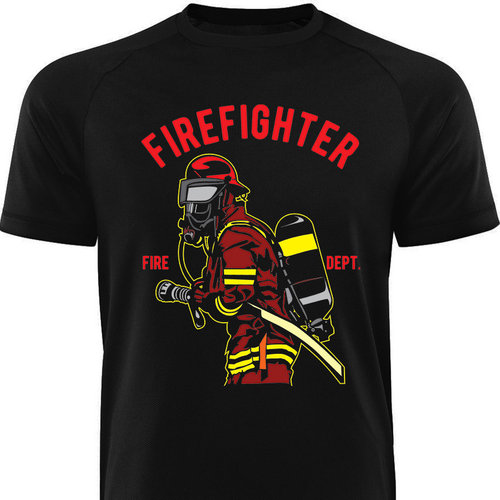 Männershirt-FIREFIGHTER-FIRE DEPT.