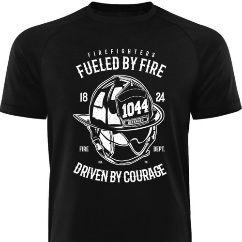 Männershirt-FEUERWEHR-FUELED BY FIRE