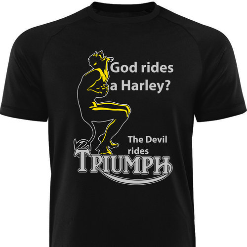 Männershirt-TRIUMPH - The Devil rides Triumph