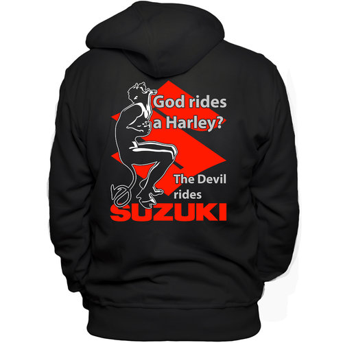 Kapuzenjacke-SUZUKI-The Devil rides Suzuki