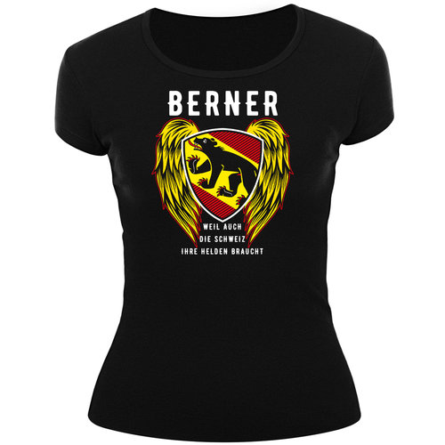 Frauenshirt-BERNER-HELDEN, schwarz