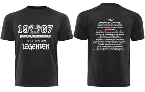 1967 - Die Geburt von Legenden, mit Deinem Namen, Männershirt